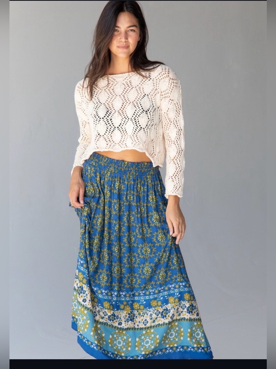 NATURAL LIFE Dresses & Skirts - Natural Life Maylin Maxi Printed Skirt , Small